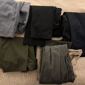 Bundle of all 6 Maternity pants together. Size 8 M